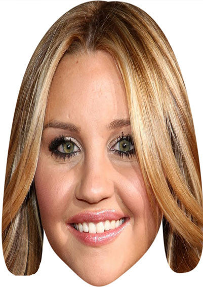 Amanda Bynes Face Mask – Fancy Dress Cardboard Costume Mask