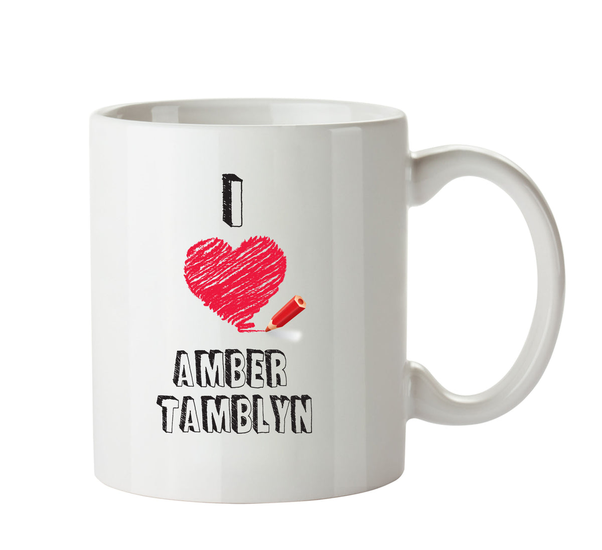 I Love Amber Tamblyn Mug - I Love Celebrity Mug - Novelty Gift Printed Tea Coffee Ceramic Mug – I Love Amber Tamblyn Mug - I Love Celebrity Mug - Novelty Gift Printed Tea