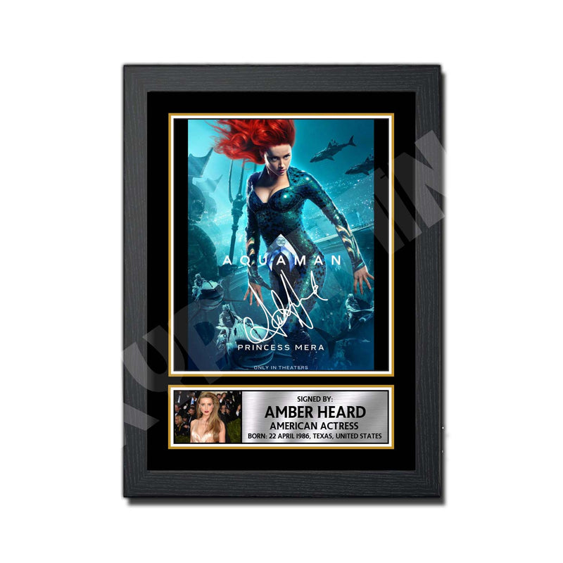 Amber Heard 1 Limited Edition Movie Signed Print