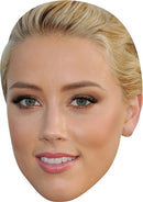 Amber Heard MH 2017 Celebrity Face Mask Fancy Dress Cardboard Costume Mask