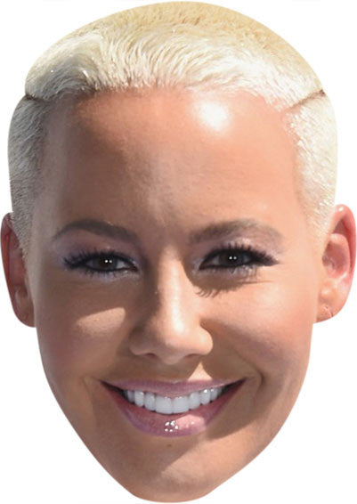 Amber Rose Face Mask – Fancy Dress Cardboard Costume Mask