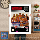 American Gladiators Super Nintendo GAME INSPIRED THEME Retro Gaming Poster A4 A3 A2 Or A1