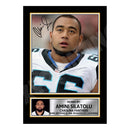 Amini Silatolu 2 Limited Edition Football Signed Print - American Footballer