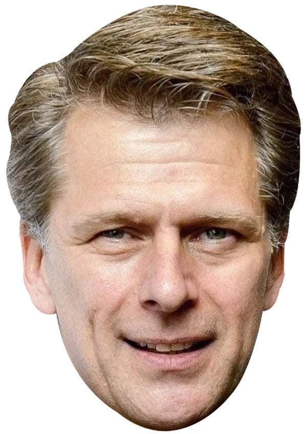 ANDREW CASTLE JB - Tennis Fancy Dress Cardboard Celebrity Party Face Mask