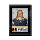 Andrew Donnal 1 Limited Edition Football Signed Print - American Footballer