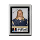 Andrew Donnal 1 Limited Edition Football Signed Print - American Footballer