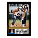 Andrew Donnal 2 Limited Edition Football Signed Print - American Footballer