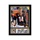 Andy Dalton Limited Edition Football Signed Print - American Footballer