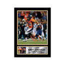 Andy Janovich Limited Edition Football Signed Print - American Footballer