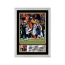 Andy Janovich Limited Edition Football Signed Print - American Footballer
