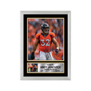 Andy Janovich 2 Limited Edition Football Signed Print - American Footballer