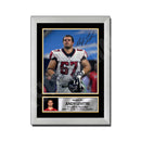 Andy Levitre 2 Limited Edition Football Signed Print - American Footballer