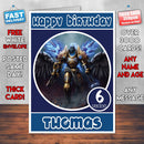 Angel Warrior To Inspired Style Game Kids Inspired Birthday Card (SA)