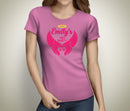 Angel Wings Colour Custom Hen T-Shirt - Any Name - Party Tee
