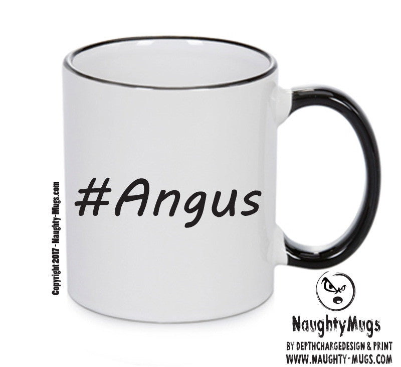 Personalised Your CUSTOM Name Angus Printed Mug