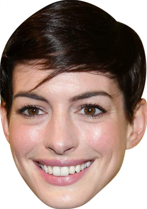 Anne Hathaway MH 2017 Celebrity Face Mask Fancy Dress Cardboard Costume Mask