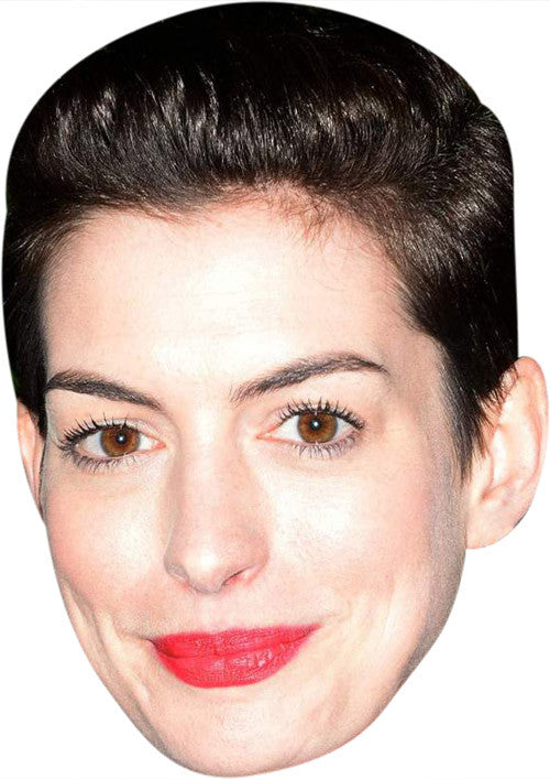 Anne Hathaway MH -2- 2017 Celebrity Face Mask Fancy Dress Cardboard Costume Mask