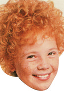 Annie The Musical Celebrity Face Mask Fancy Dress Cardboard Costume Mask
