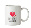 I Love Anthony Mackie Celebrity Mug Office Mug