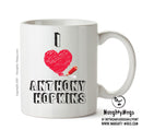 I Love Anthony Hopkins Celebrity Mug Office Mug
