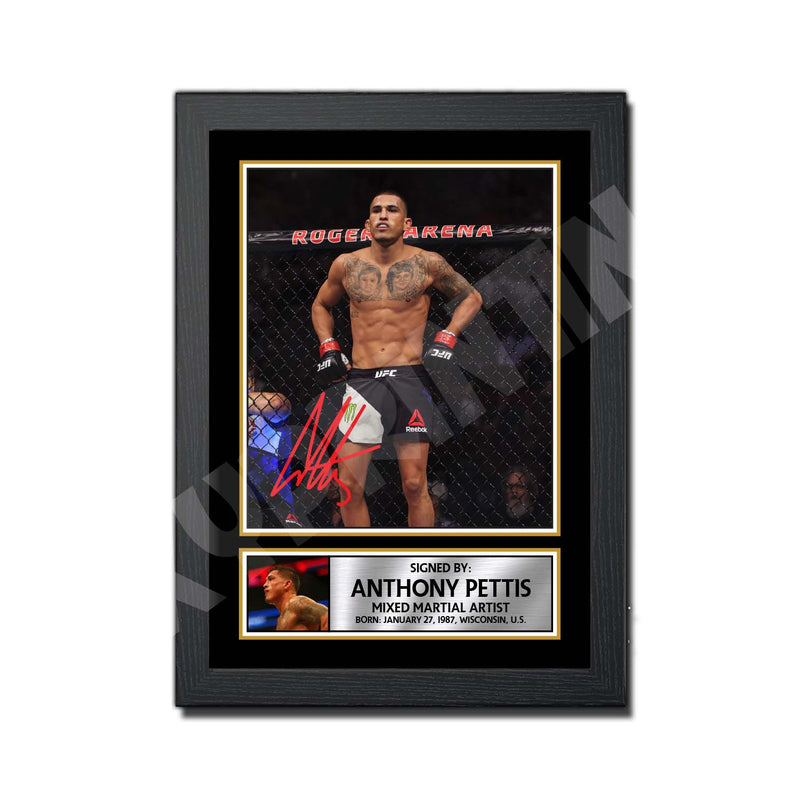Anthony Pettis Limited Edition MMA Wrestler Signed Print - MMA Wrestling