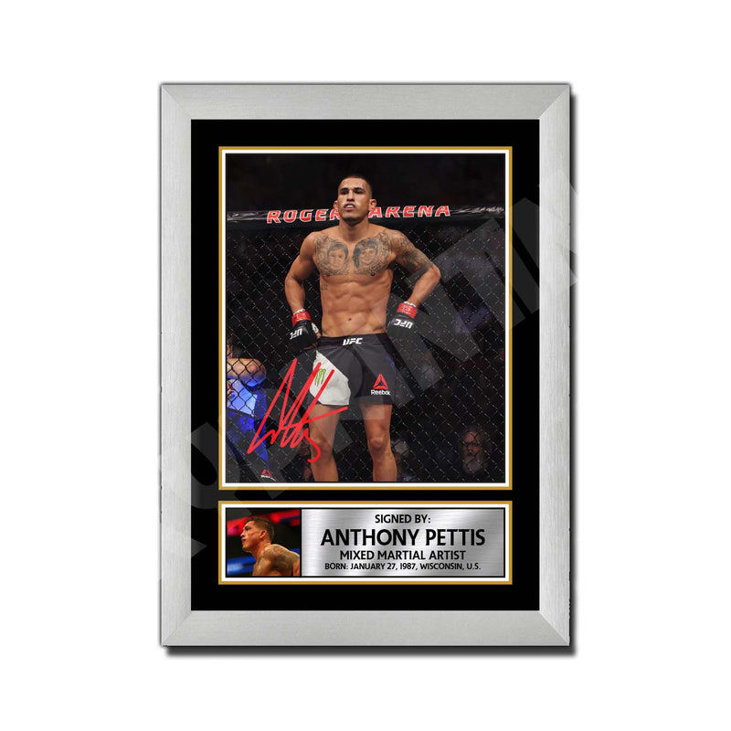 Anthony Pettis Limited Edition MMA Wrestler Signed Print - MMA Wrestling