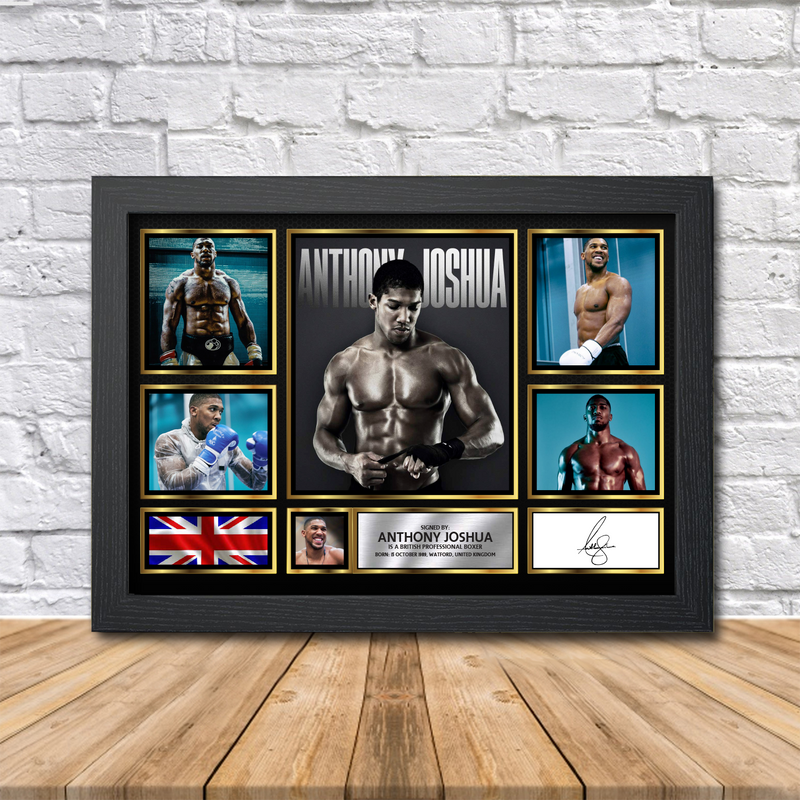 Anthony Joshua Limited Edition Signed Print