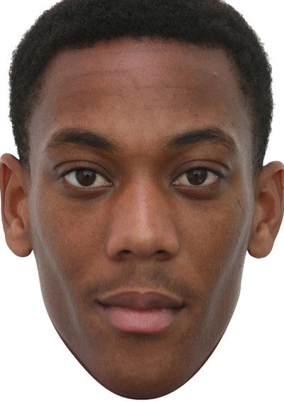 Anthony Martial FOOTBALL 2018 Celebrity Face Mask Fancy Dress Cardboard Costume Mask