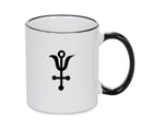 Antimony Black Handle Alchemy Mug GOTHIC GOTH HORROR STARS HORROSCOPE BLACK MAGIC MUG