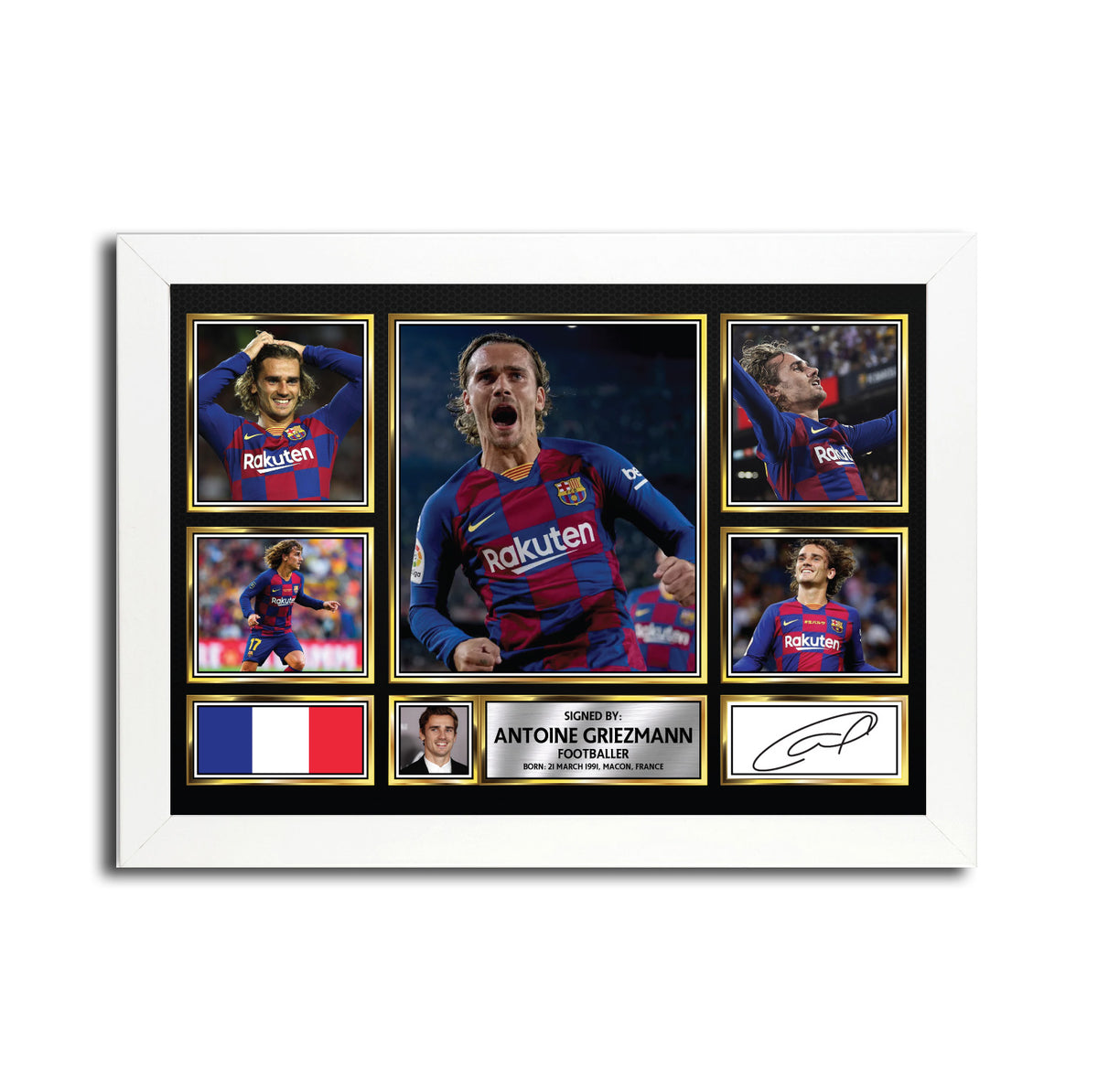 Antoine Griezmann MC1561 Printed Signature Football Poster