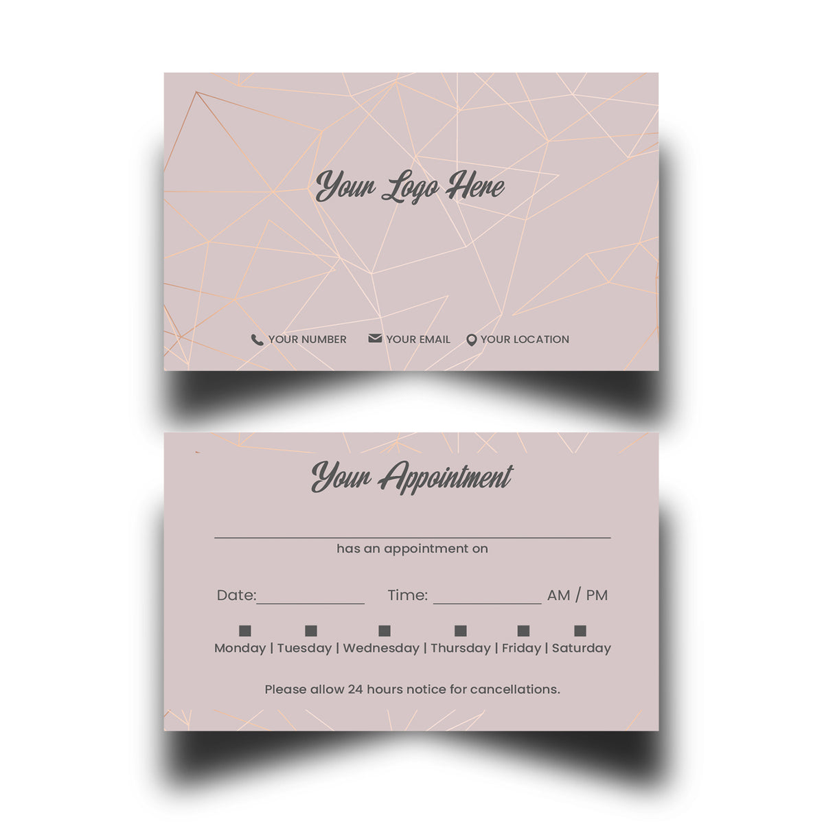 Personalised Appointment Cards 27