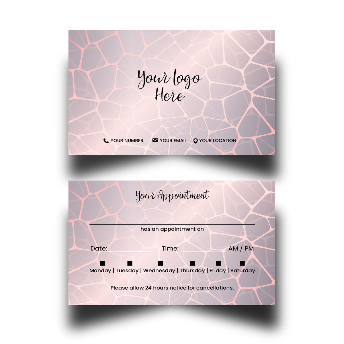 Personalised Appointment Cards 30
