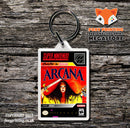 Arcana Game Inspired Retro Gaming Keyring