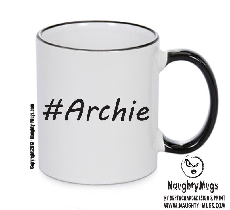 Personalised Your CUSTOM Name Archie Printed Mug