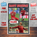 Arjen Robben Bayern M Birthday Inspired Style Personalised Football Birthday Card