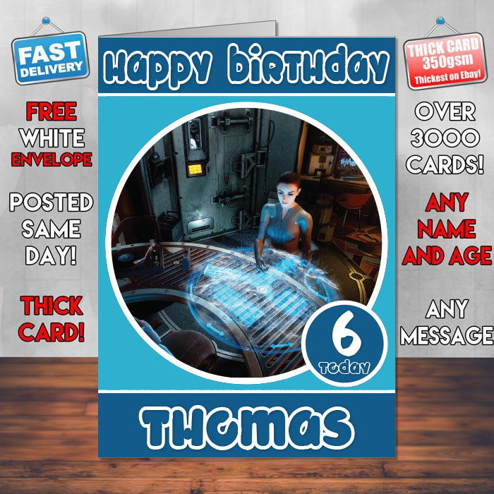 Arktika 1 Inspired Style Game Kids Inspired Birthday Card (SA)