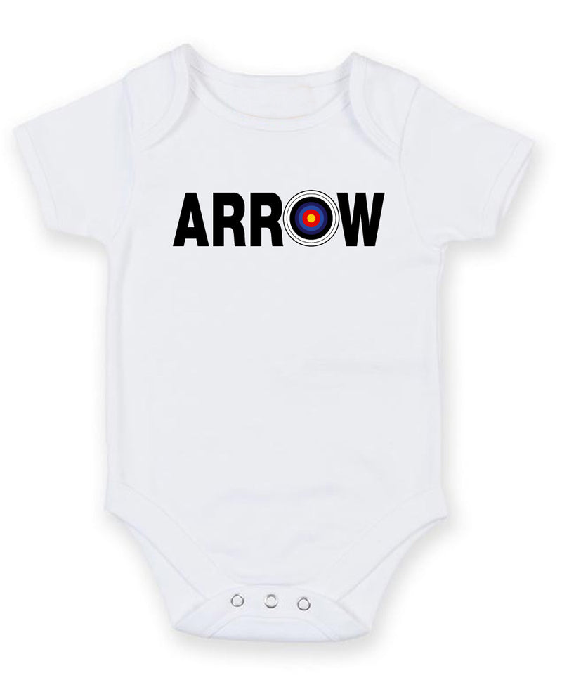 Arrow Personalised Baby Boy Girl Unisex Short Sleeve Bodysuit