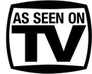 As Seen On TV Bumper Sticker Novelty Vinyl Car Sticker