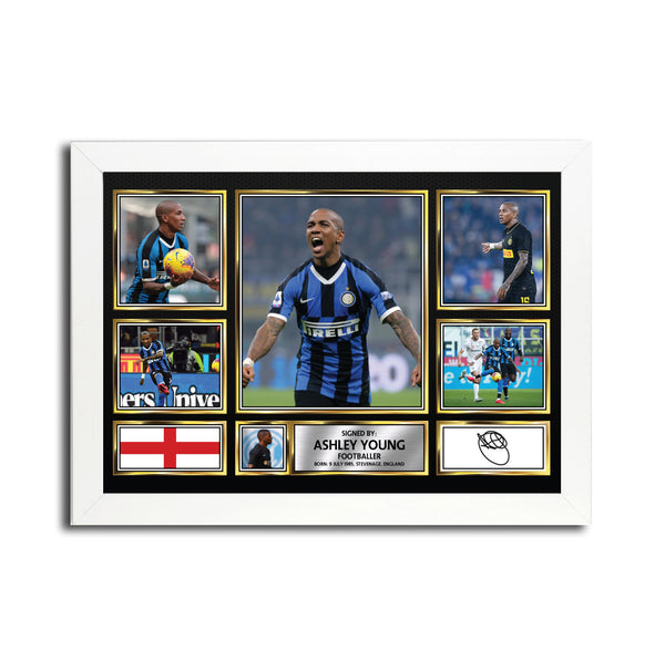 Ashley Young MC1563 Printed Signature Football Poster