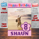 Personalised Assassins Creed Origins Inspired Style Game Kids Inspired Birthday Card (SA)