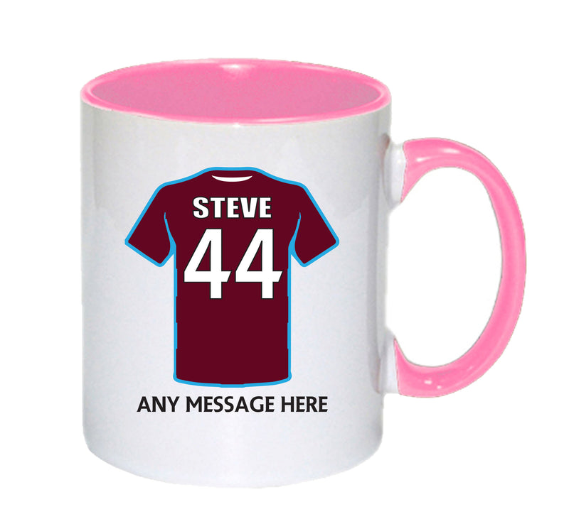 Aston Villa Football Team Mug Personalised Mug