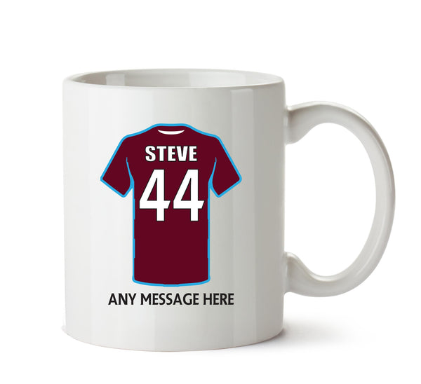 Aston Villa Football Team Mug Personalised Mug – printed mug product image 1