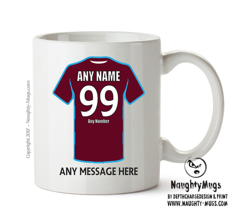 Aston Villa INSPIRED Football Team Mug Personalised Mug