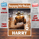 Atv Motocross Quadrocycle Theme Inspired Kids Inspired Adult Personalised Sports Birthday Card (SA)