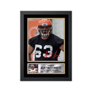 Austin Corbett 2 Limited Edition Football Signed Print - American Footballer