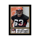 Austin Corbett 2 Limited Edition Football Signed Print - American Footballer