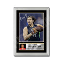 Austin Hooper 2 Limited Edition Football Signed Print - American Footballer