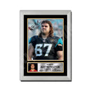 Austin Pasztor 1 Limited Edition Football Signed Print - American Footballer