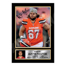 Austin Pasztor 2 Limited Edition Football Signed Print - American Footballer