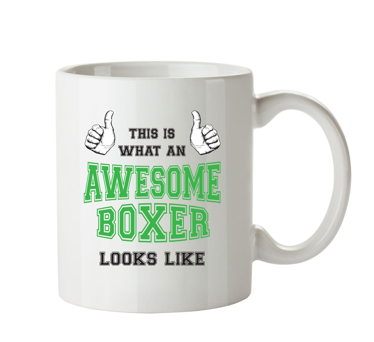 Awesome Boxer Office Mug FUNNY – printed mug product image 1